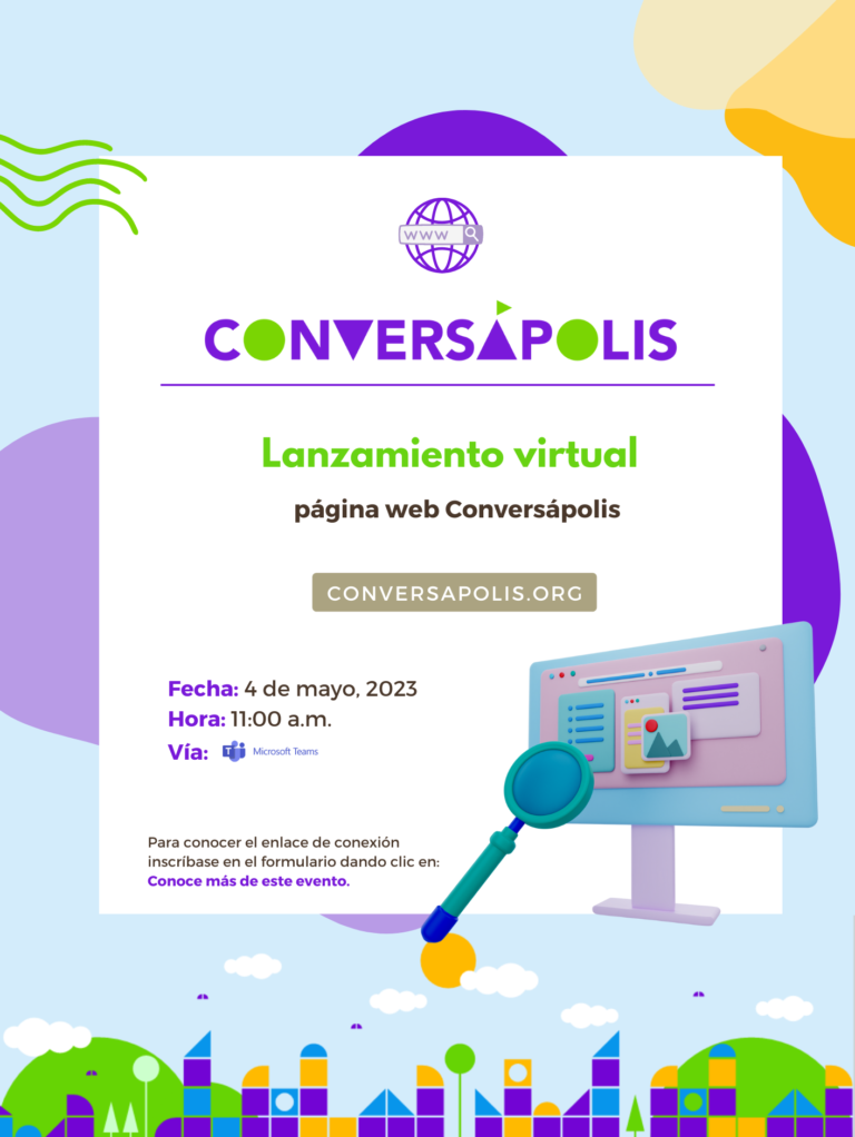 Lanzamiento virtual Página Web Conversápolis