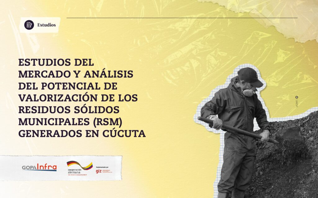 Portada del documento: Estudios de mercado y análisis del potencial de valorización de RSM en Cúcuta